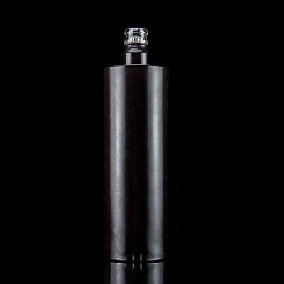 Bottiglia in vetro di whisky vodka 700ml 750ml nero