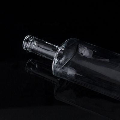 Bottiglie in vetro da 1750 ml a 1000 ml per liquori personalizzate Bottiglie rotonde di vodka Utilizzo versatile
