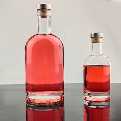 Global Classic Bottle Rotonda 70cl 75cl di vetro per liquori con logo personalizzato