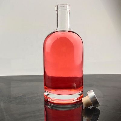 Global Classic Bottle Rotonda 70cl 75cl di vetro per liquori con logo personalizzato