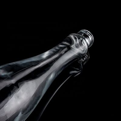 750ml 75cl Super Flint Teardrop in forma di rum Vodka Whisky Bottiglia di vetro con colletto di vetro