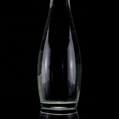 750ml 75cl Super Flint Teardrop in forma di rum Vodka Whisky Bottiglia di vetro con colletto di vetro