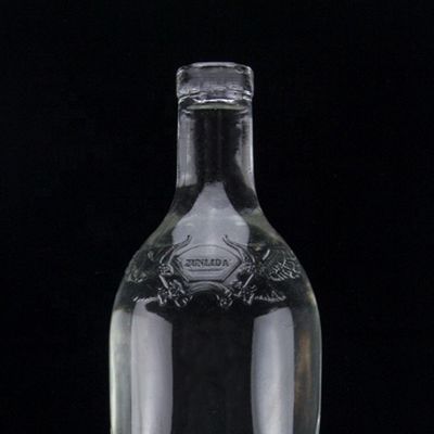 750 ml Super Flint Rotondo Spalla Quadrata Rum Vodka Latte in Vetro Con Corteccia
