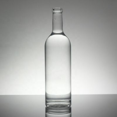 Bottiglia industriale di liquori in cristallo da 750 ml con decorazione a freddo/vernice/stampa