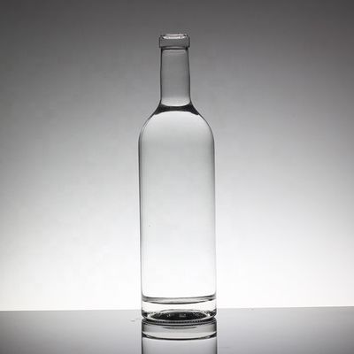 Bottiglia industriale di liquori in cristallo da 750 ml con decorazione a freddo/vernice/stampa