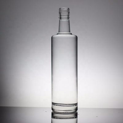 Bottiglia trasparente o personalizzata Colore della bottiglia bottiglia di vetro di vodka personalizzata per ordini in massa