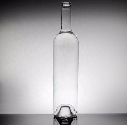 Bottiglia trasparente o personalizzata Colore della bottiglia bottiglia di vetro di vodka personalizzata per ordini in massa