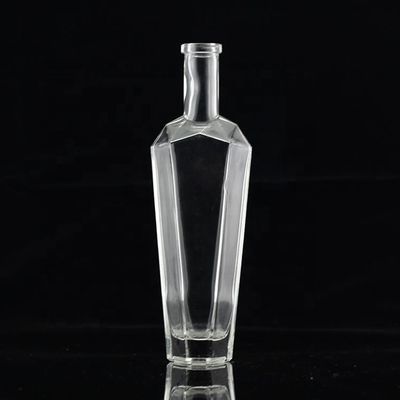 Bottiglia di vetro per bevande industriali Perfetta per whisky vodka rum tequila