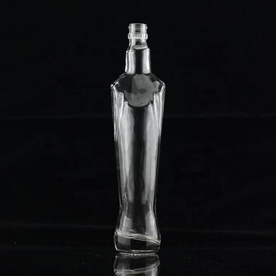 Bottiglia di vetro per bevande industriali Perfetta per whisky vodka rum tequila