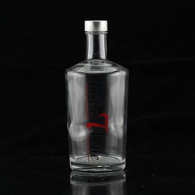 Bottiglia di vetro per bevande industriali Perfetta per whisky vodka rum tequila