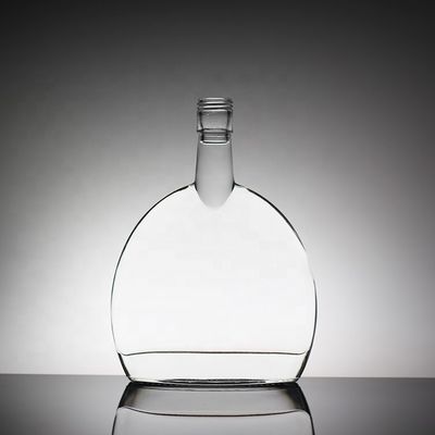Bottiglia di vetro a forma di bomba da 500 ml per imballaggi personalizzati di liquori