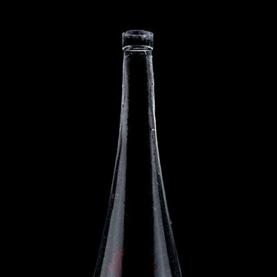 Stampa a schermo a forma di cono Vodka Whisky Liquor Bottiglia di vetro 750 ml con vetro Super Flint
